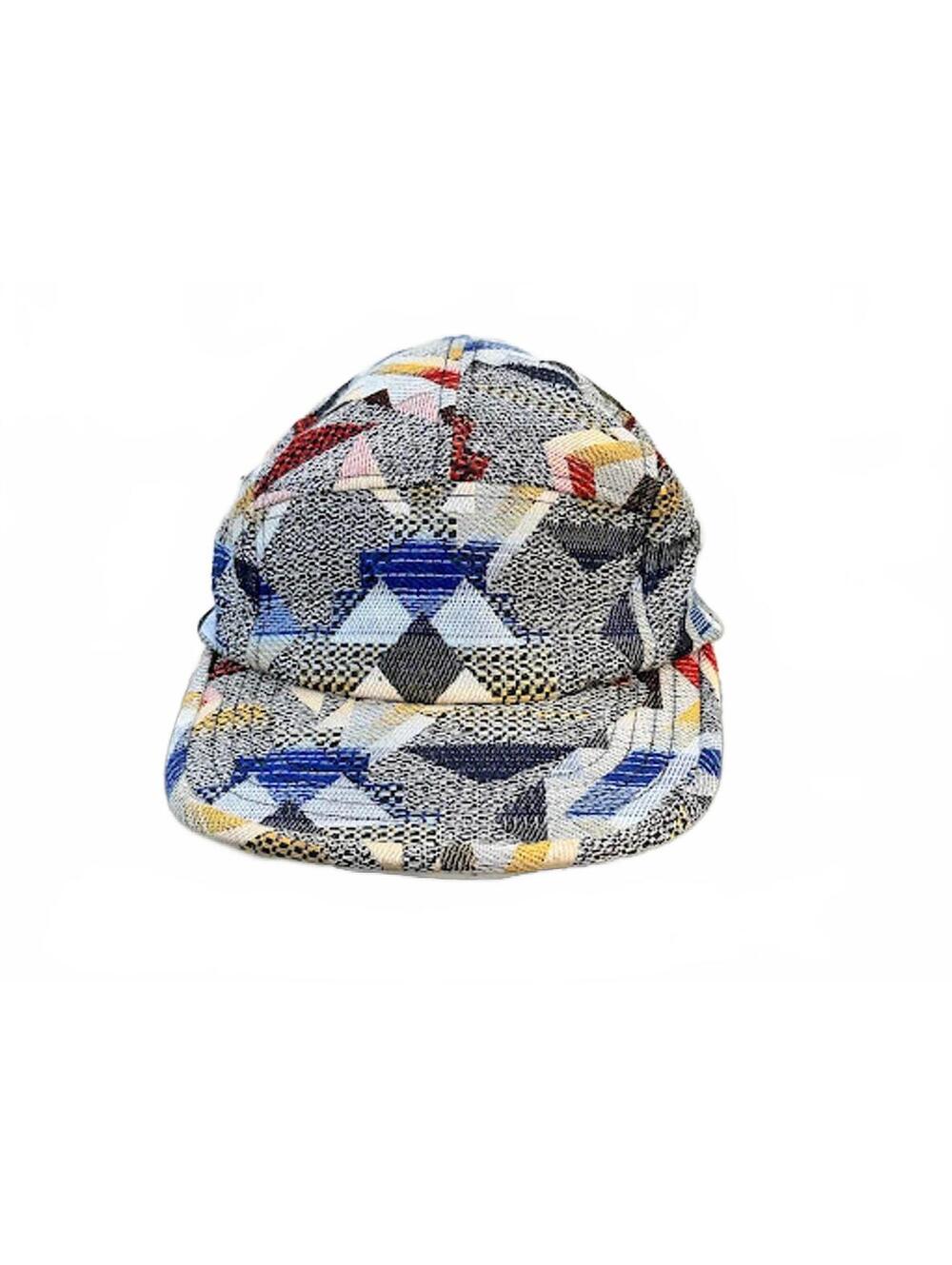 Geometric Tribal 5 Panel Camp Cap Strapback